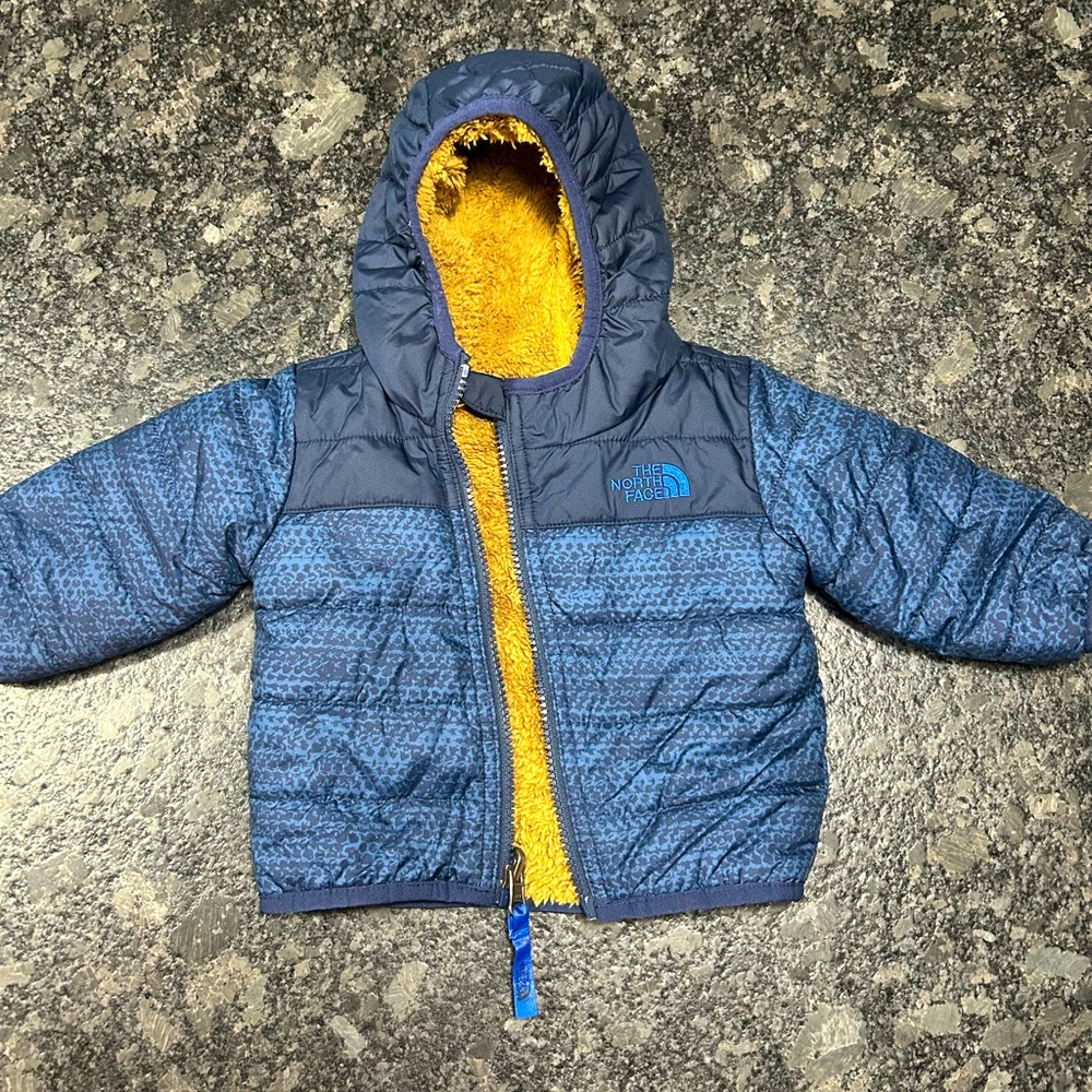 Baby North Face puffer reversible jacket